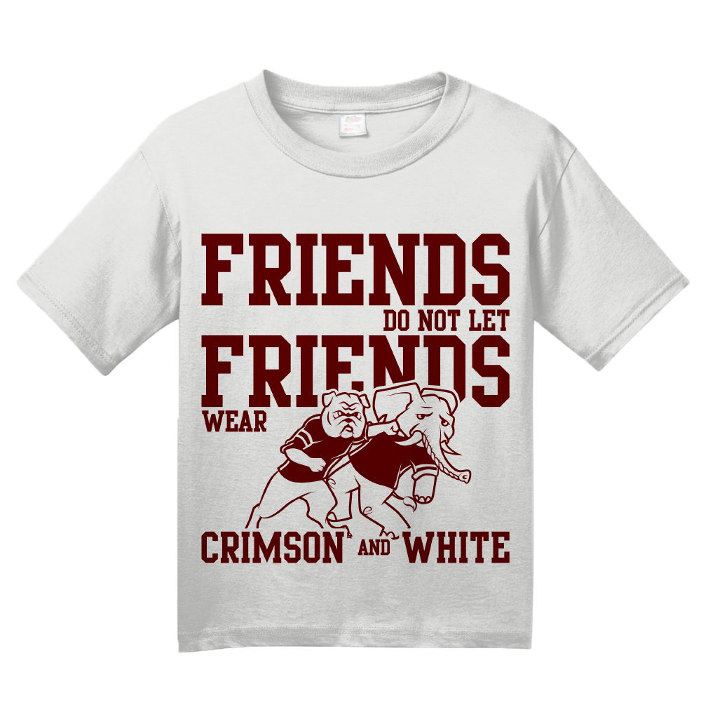 Youth White Football Fan from Mississippi T-shirt