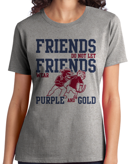 Ladies Grey Football Fan from Mississippi T-shirt