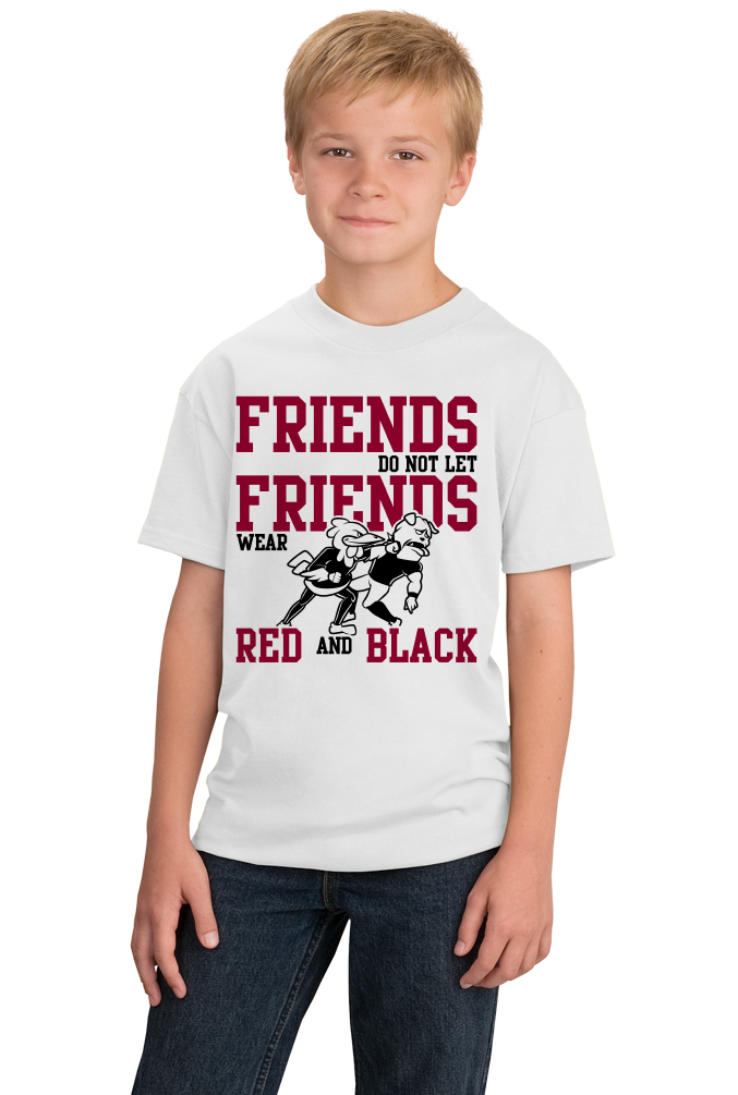 Youth White Football Fan from South Carolina T-shirt