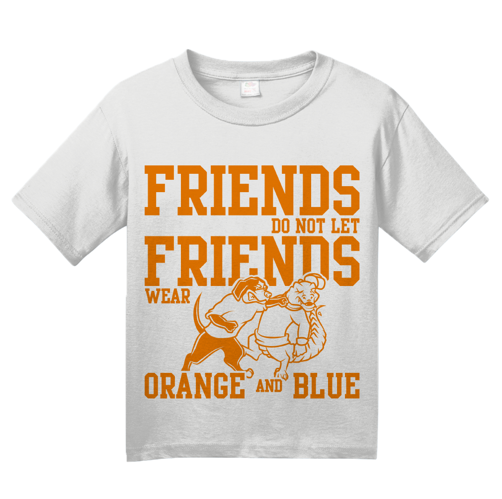 Youth White Football Fan from Tennessee T-shirt