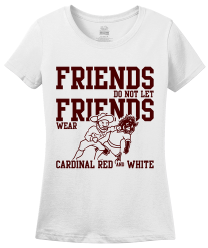 Ladies White Football Fan from Texas T-shirt