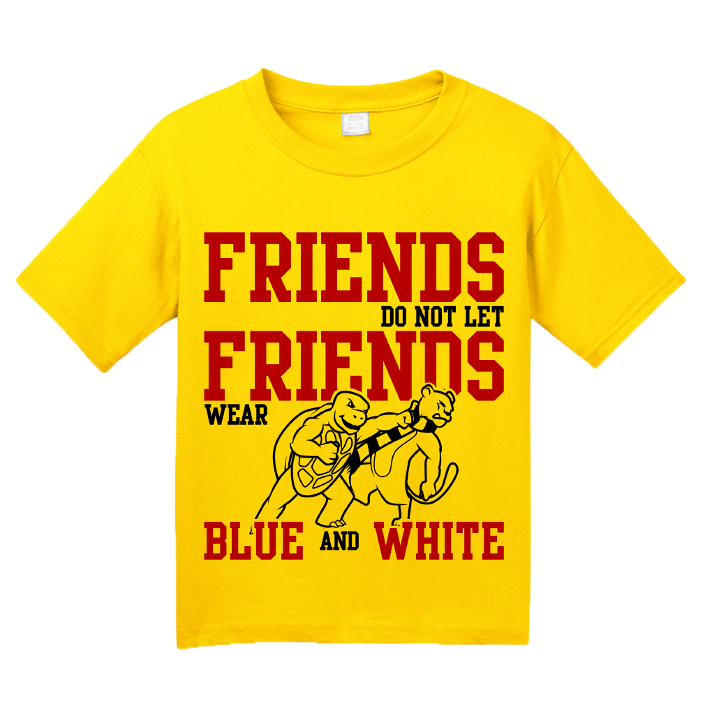 Youth Yellow MARYLAND FOOTBALL FAN TEE T-shirt