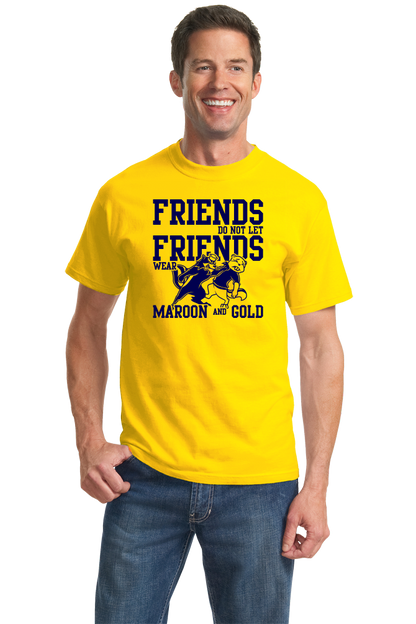 Standard Yellow MICHIGAN FOOTBALL FAN TEE T-shirt