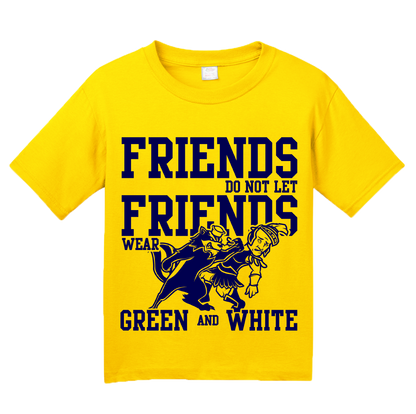 Youth Yellow MICHIGAN FOOTBALL FAN TEE T-shirt