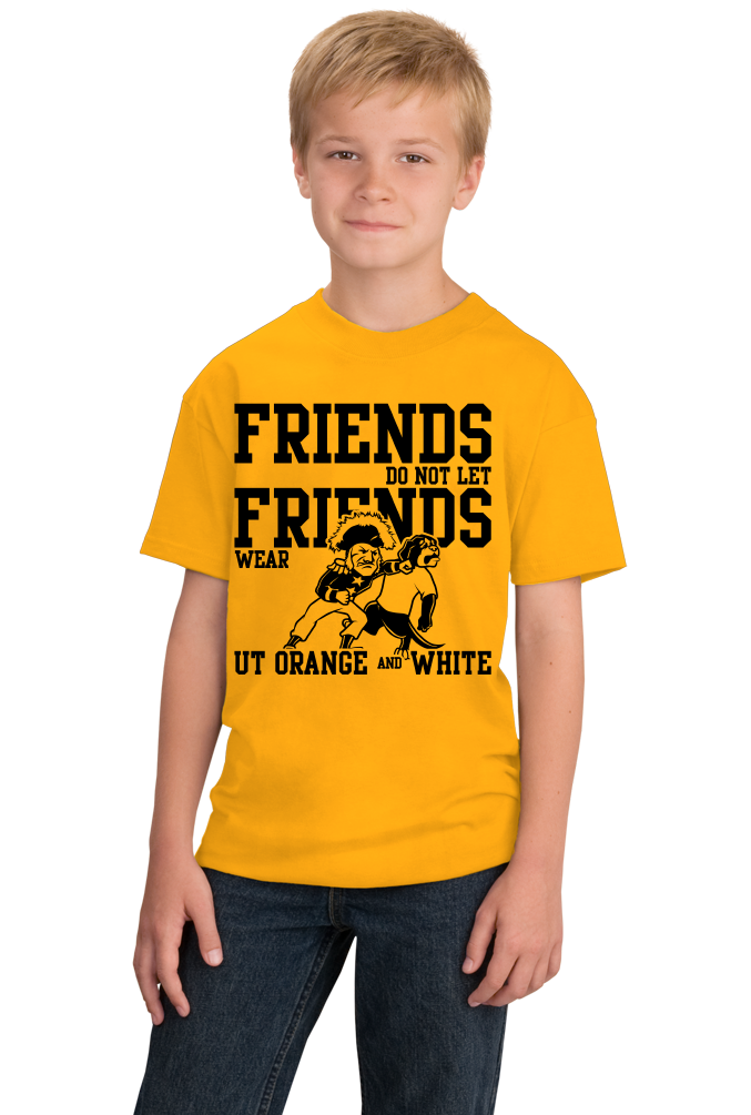 Youth Gold Football Fan from Nashville T-shirt
