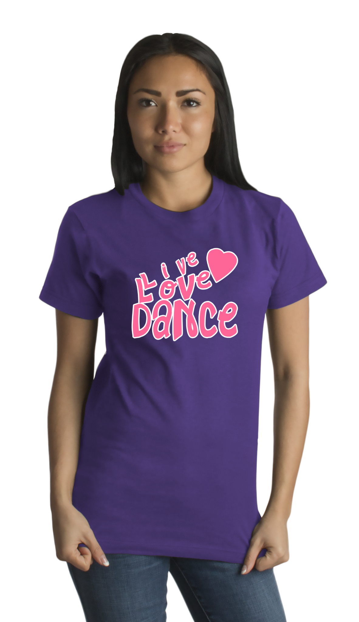 Standard Purple Live Love Dance - Dancer Dance Lover Love To Gift Fun Cute T-shirt