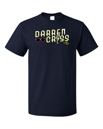 Standard Navy Darren Criss Microphone  T-shirt