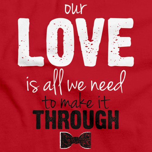 Darren Criss Our Love Is All We Need Red art preview