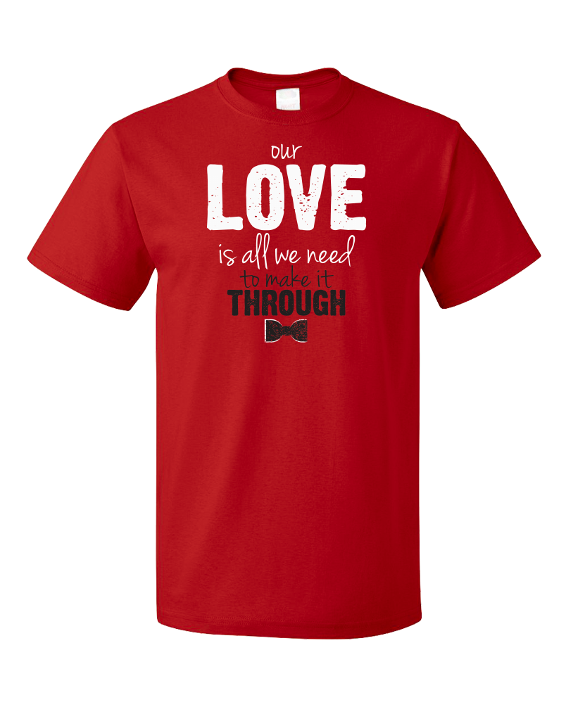 Standard Red Darren Criss Our Love Is All We Need T-shirt