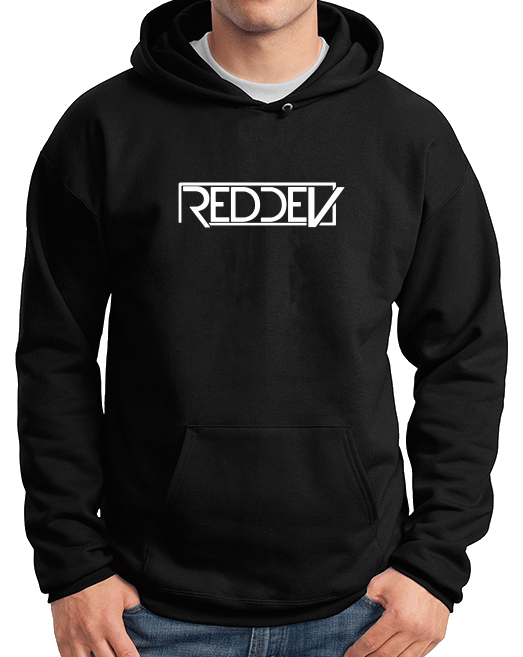 Pullover Hoodie Black DJRedDev Logo pullover-hoodie