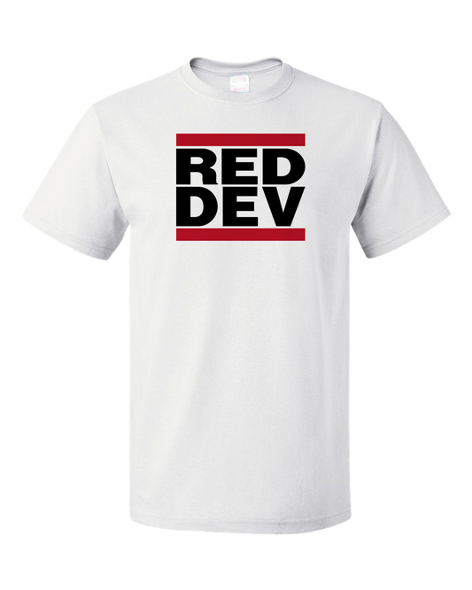 Standard White DJRedDev Run T-shirt