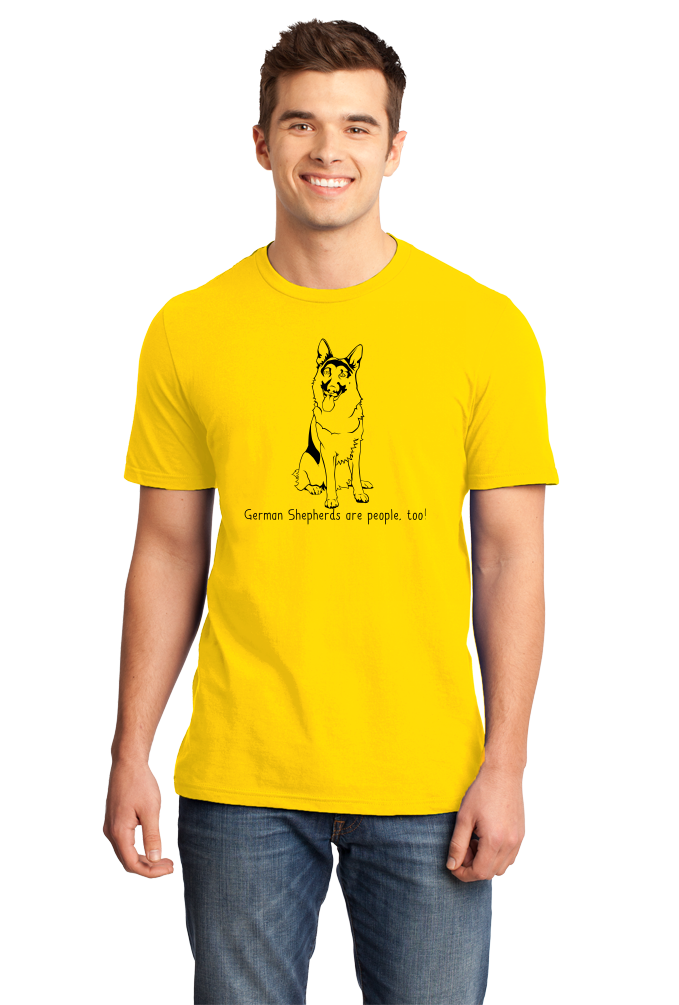 Standard Yellow German Shepherds are People, Too! - German Shepherd Owner Lover T-shirt