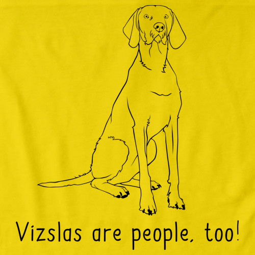 VIZSLAS ARE PEOPLE TOO! Yellow Art Preview