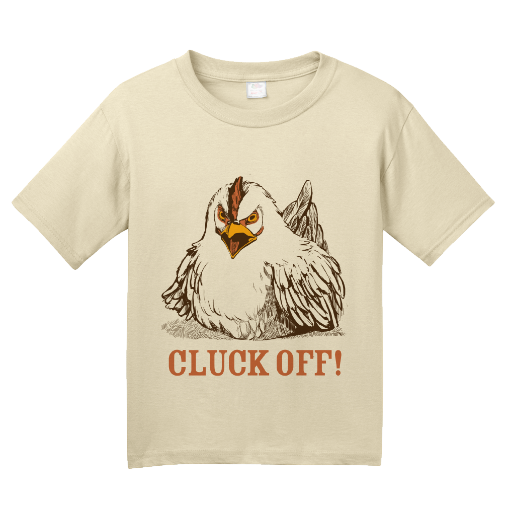 Youth Natural Cluck Off - Farm Humor Double Meaning Rude Joke Chicken Funny T-shirt
