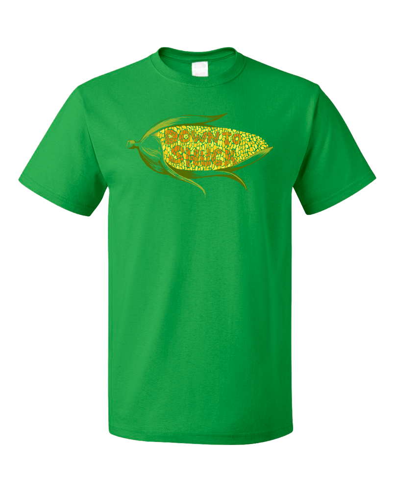 Standard Green DTS: Down To Shuck - Farming Humor Raunchy Sex Joke Pun Funny T-shirt