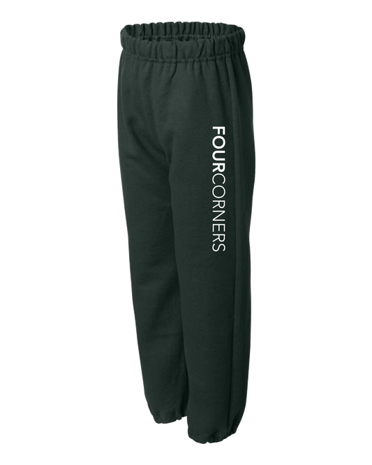 Youth Cuffed Sweatpant Forest Green Youth Elastic Cuff Sweat Pant Sweatpants