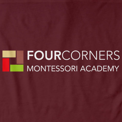 Full Chest Logo Adult Color Tee Maroon Art Preview