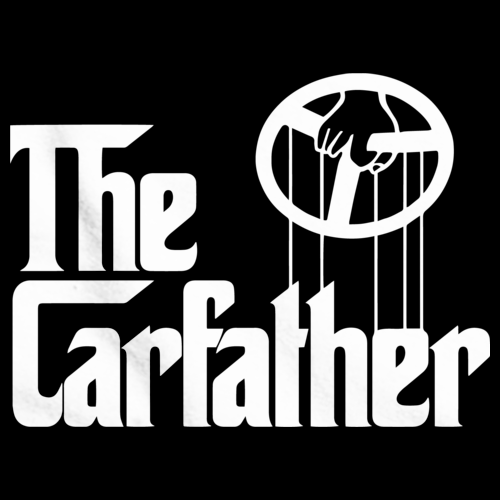 The Carfather Black V-Neck Black Art Preview