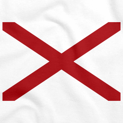 Alabama State Flag Tee White Art Preview