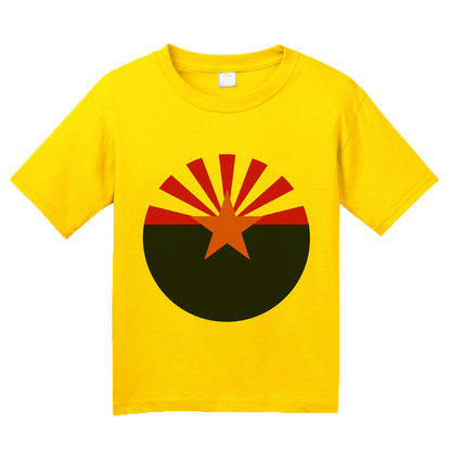 Youth Yellow Arizona State Flag - Arizona State Flag Desert Sedona Phoenix T-shirt
