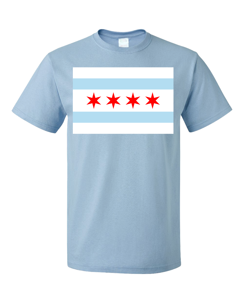 Standard Light Blue Chicago City Flag - Chicago Pride Second City Love Native T-shirt