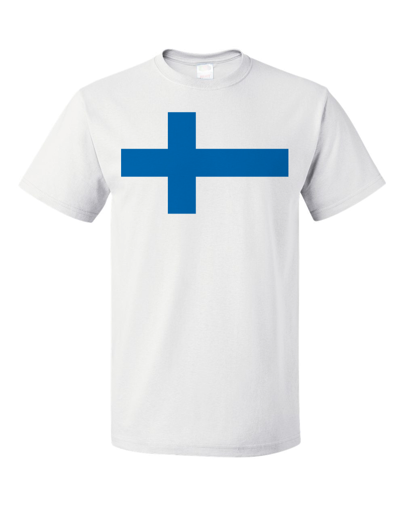 Standard White Finnish National Flag - Finland Heritage Ancestry Pride Suomi T-shirt