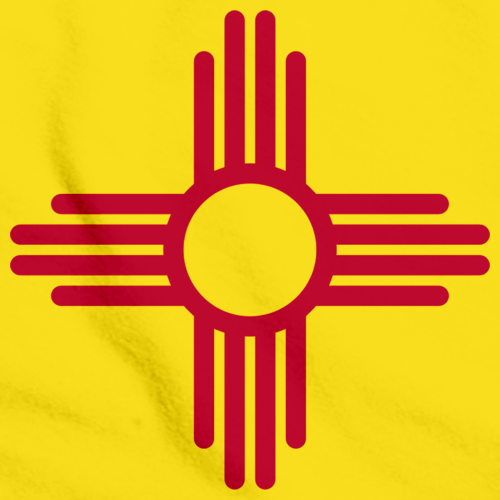 New Mexico State Flag Yellow art preview