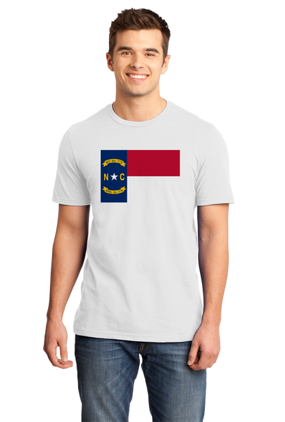 Standard White North Carolina State Flag - North Carolina Raleigh Charlotte T-shirt