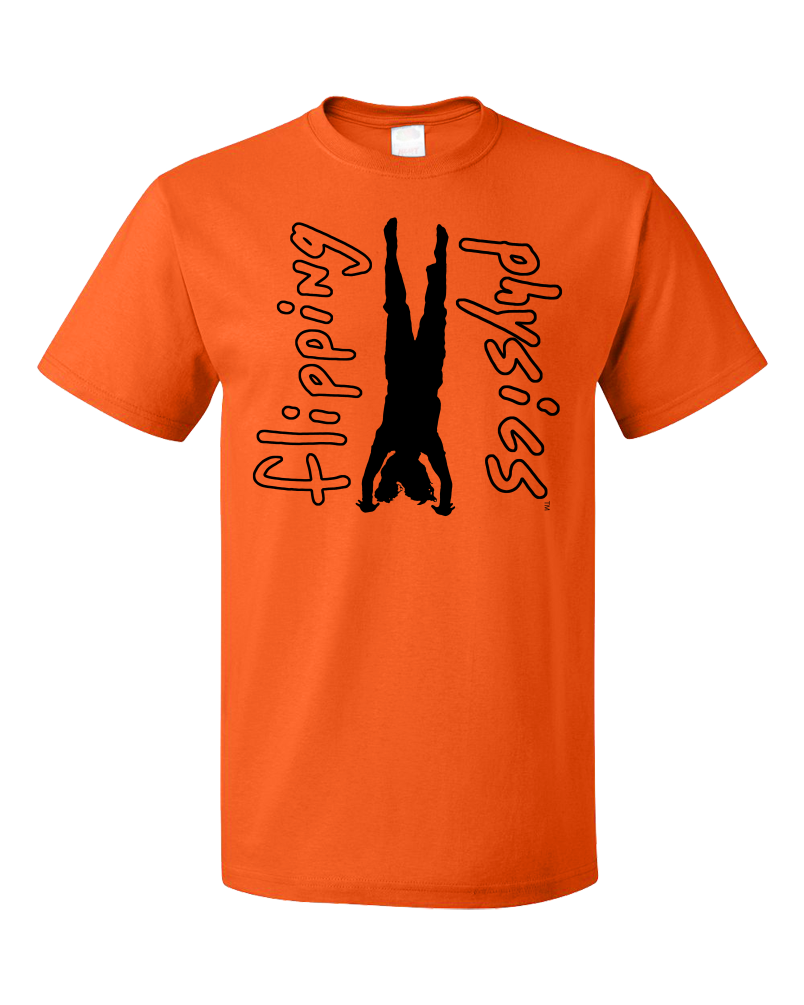Unisex Orange Light Handstand Tees T-shirt