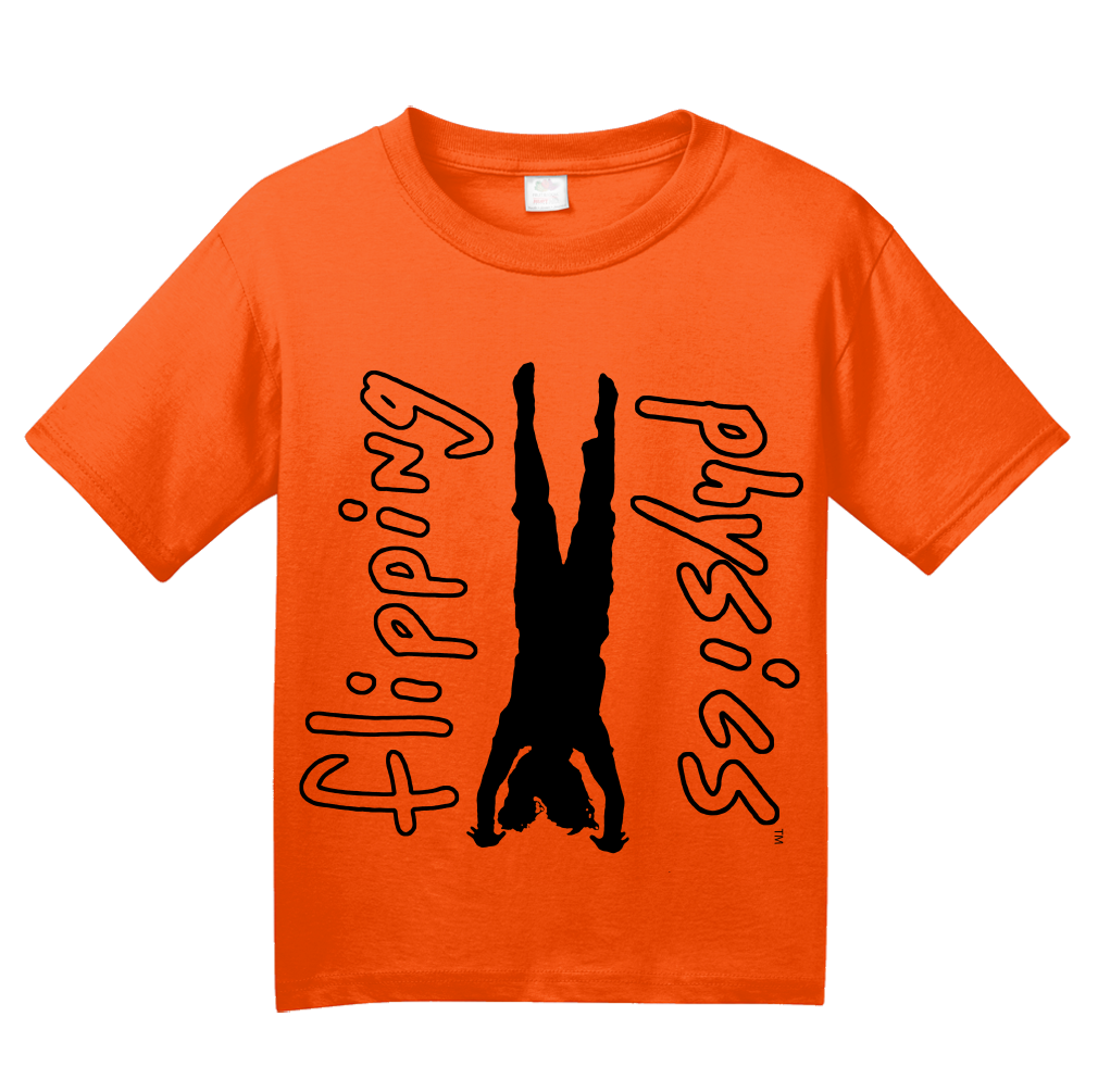 Youth Orange Light Handstand Tees T-shirt