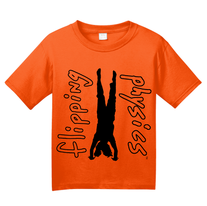 Youth Orange Light Handstand Tees T-shirt