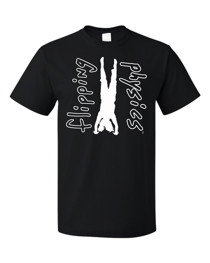 Unisex Black Dark Handstand Tees T-shirt