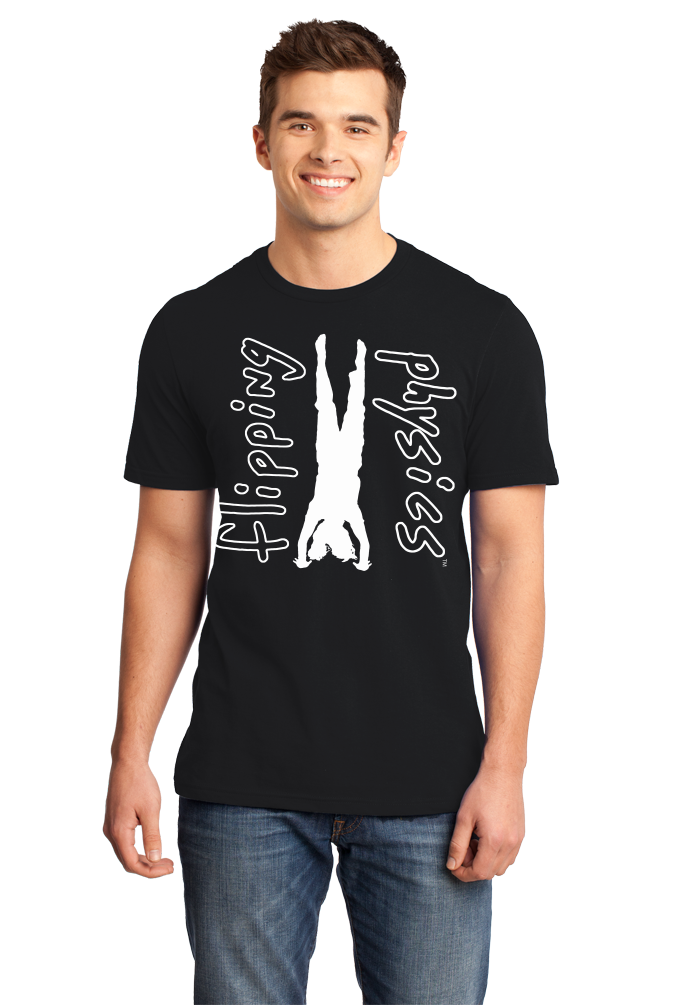 Unisex Black Dark Handstand Tees T-shirt