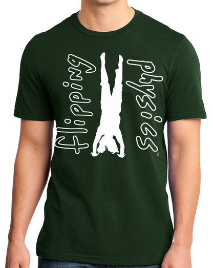 Unisex Forest Green Dark Handstand Tees T-shirt
