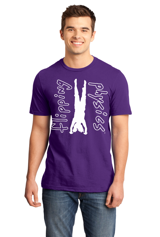 Unisex Purple Dark Handstand Tees T-shirt