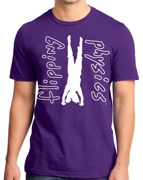 Unisex Purple Dark Handstand Tees T-shirt