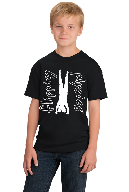 Youth Black Dark Handstand Tees T-shirt