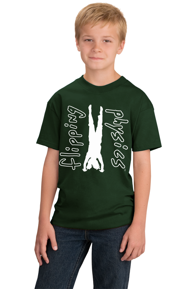 Youth Forest Green Dark Handstand Tees T-shirt