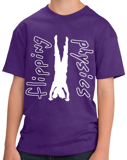 Youth Purple Dark Handstand Tees T-shirt