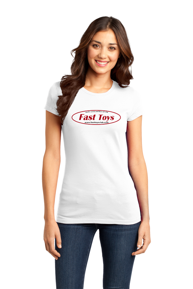 Girly White Fast Toys Club Logo T-shirt