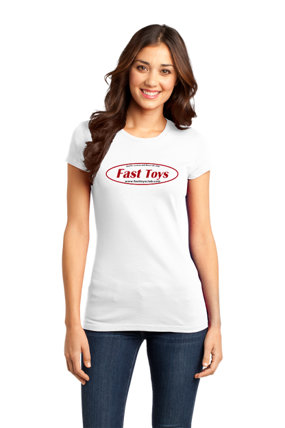 Girly White Fast Toys Club Logo T-shirt
