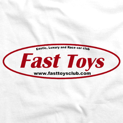 Fast Toys Club Logo V-Neck White Art Preview