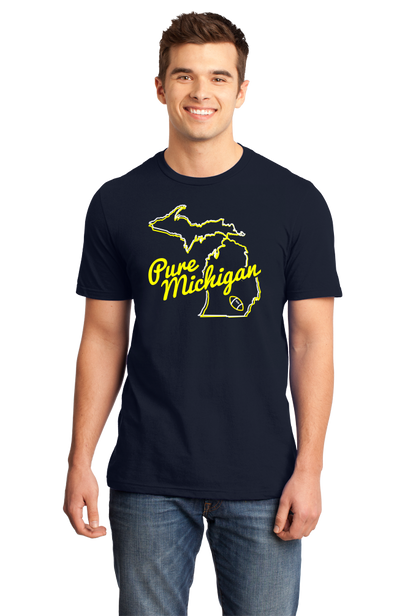 Standard Navy Pure Michigan - Ann Arbor, MI Football Hometown Pride T-shirt