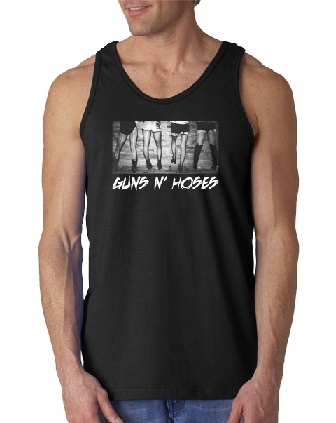 Tank Top Black Guns N' Hoses Tank T-shirt