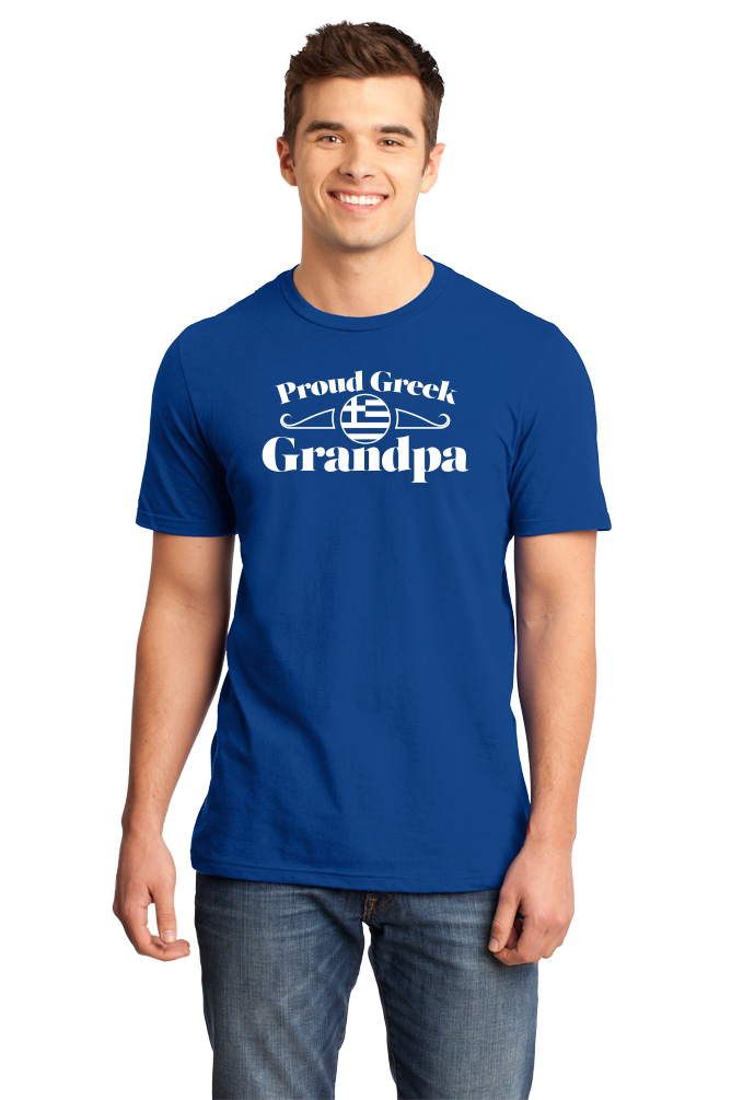Standard Royal Proud Greek Grandpa - Greece Pride Greek Heritage Grandpa T-shirt