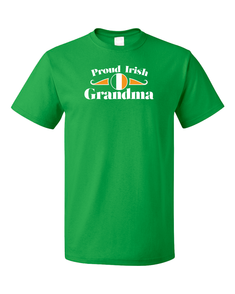 Standard Green Proud Irish Grandma Shield - Irish Pride Grandmother Heritage T-shirt