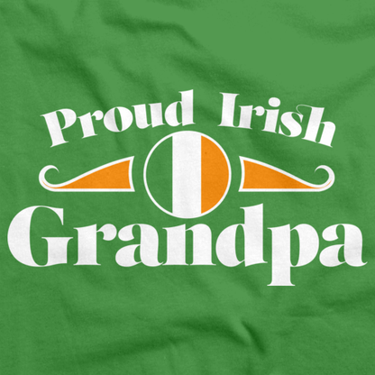 Proud Irish Grandpa | Ireland Pride Green Art Preview