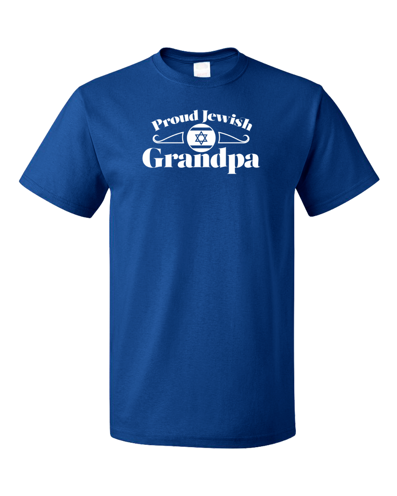 Standard Royal Proud Jewish Grandpa - Israel Pride Jewish Zayda Grandpa Gift T-shirt
