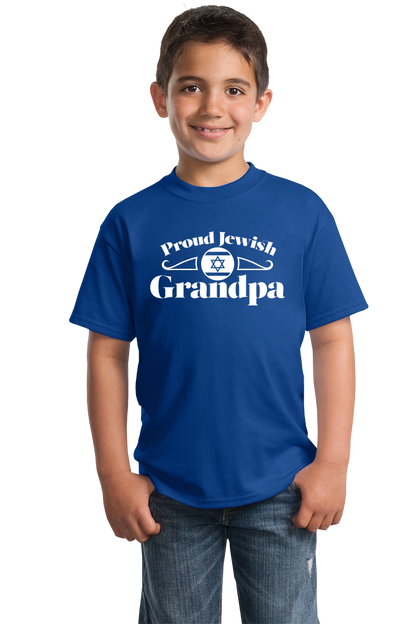 Youth Royal Proud Jewish Grandpa - Israel Pride Jewish Zayda Grandpa Gift T-shirt