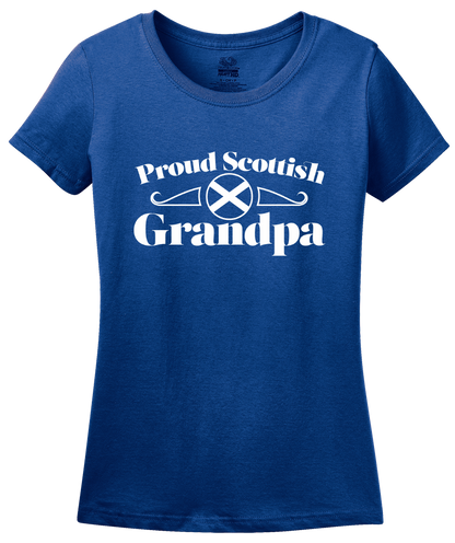 Ladies Royal Proud Scottish Grandpa - Scottish Pride Grandpa Heritage Avi T-shirt